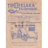 CHELSEA Home programme v Notts County 1/9/1909. Ex Bound Volume. Some whitish marks at spine as it
