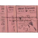 SPURS A collection of 4 Tottenham Hotspur Reserves home programmes from the 1933/34 season v