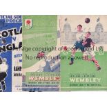 ENGLAND V SCOTLAND Three programmes: 2 at Wembley 1947 and 1949 scores entered and 1948 at Hampden