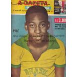 1958 FIFA WORLD CUP SWEDEN A 68-page issue of ''A Gazeta Ilustrada'' published in Brazil in June