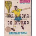 1954 FIFA WORLD CUP SWITZERLAND A 166-page report published in Brazil in August 1954 by ''VIDA DO