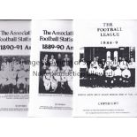THE ASSOCIATION OF FOOTBALL STATISTICIANS BOOKLETS A full set from 1888-1889 to 1908-1909. 21 in