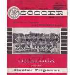 CHELSEA Australian tour brochure covering all matches of the Chelsea tour in May and June 1965 .