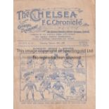 CHELSEA Home programme v Plymouth Argyle FA Cup 3rd Round Replay 24/2/1921. Not ex Bound Volume. 4