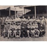 NEWPORT COUNTY A B/W 10" X 7" team group for May 1966 with South Wales Argus press stamp.