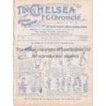 CHELSEA Home programme v Arsenal 5/1/1924. Ex Bound Volume. Generally good