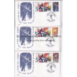 1994 OLYMPIC GAMES Set of five covers for the 1994 Winter Olympic Games held at Lillehammer, Norway.