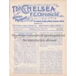 CHELSEA Home programme v Millwall Athletic FA Cup 1st Round Replay 14/1/1914. Ex Bound Volume. 4