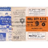 1950'S PROGRAMMES Fifty programmes from the 50's minor faults Includes Hull City multi-signed