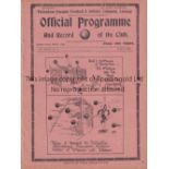 TOTTENHAM HOTSPUR Programme for the home London Combination match v. West Ham United 4/4/1936, ex-