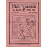 TOTTENHAM HOTSPUR Programme for the home London Combination match v Arsenal 7/10/1926, ex-binder.