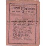 TOTTENHAM HOTSPUR V WEST HAM UNITED 1936 Programme for the League match at Tottenham 14/3/1936,