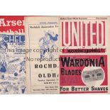 PROGRAMME MISCELLANY A collection of 26 miscellaneous programmes. Sheffield United v Norrkoepping (