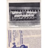 TOTTENHAM HOTSPUR A team group picture 1946/7 and nine home programmes v. Newcastle Utd. 46/7,