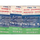 FA CUP FINALS A collection of 23 FA Cup Finals 1958-1980. Missing the 1970 Replay. No writing.