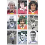 AUTOGRAPHED MAN UNITED TRADE CARDS Twelve cards issued by JF Sporting Collectibles, including