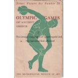 OLYMPIC GAMES Set of 17 pictures in original folder , "School Picture Set Number 16" "Olympic