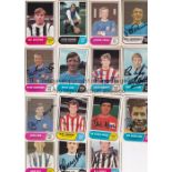 AUTOGRAPHED A & BC TRADE CARDS Fifteen cards from the 1969/70 set including Mike Channon, David