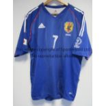 HIDETOSHI NAKATA / JAPAN SHIRT 2002 WORLD CUP Blue short sleeve shirt, believed to be player