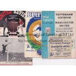 MAN UNITED A collection of 51 Manchester United programmes all with tokens, 49 homes and 2 aways