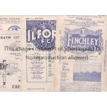 NON-LEAGUE FOOTBALL PROGRAMMES Sixty programmes including Finchley Reserves v Hayes Reserves 4/2/