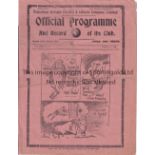 SPURS Programme Tottenham v Chesterfield 12/3/1938. Folds. Worn. No writing. Fair