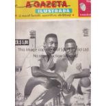 1959 Brazil v England (Friendly) played 13/5/1959 at the Maracana, Rio de Janeiro. Rare 68-page