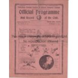 TOTTENHAM HOTSPUR V SHEFFIELD WEDNESDAY 1934 Programme for the League match at Tottenham 24/11/1934,