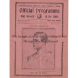 TOTTENHAM HOTSPUR V HUDDERSFIELD TOWN FA CUP 1936 Programme for the League match at Tottenham 25/1/