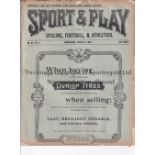 CUP SEMI-FINAL 1902 Official programme, Cup Semi-Final, Sheffield United v Derby County at West