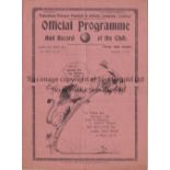 TOTTENHAM HOTSPUR V MILLWALL 1933 Programme for the League match at Tottenham 11/3/1933, slightly