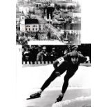 WINTER SPORTS PRESS PHOTOS A collection of 50 Black & White Press Photos from Winter Sports events
