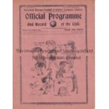 TOTTENHAM HOTSPUR Programme for the home London Combination match v. Fulham 5/10/1935, slightly