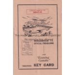 MIDDLESBROUGH V ARSENAL 1953 Programme for the League match at Middlesbrough 28/3/1953 in Arsenal'