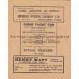 ARSENAL Programme for the home Southern League match v Worcester City 26/8/1939 in the truncated