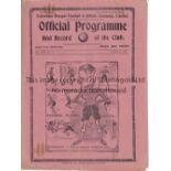 TOTTENHAM HOTSPUR V NOTTINGHAM FORST 1937 Programme for the League match at Tottenham 27/3/1937,