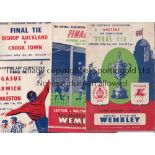 FA AMATEUR CUP FINALS A collection of 20 FA Amateur Cup Final programmes 1951-1974. 7 x 1950's , 9 x