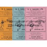 HEADINGTON Three home programmes from the 1953/54 season v Guildford City (team changes),