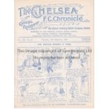 CHELSEA Home programme v Wolverhampton Wanderers 25/12/1924. Ex Bound Volume. Generally good