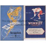 ICE HOCKEY Two programmes: Harringay Racers v Wembley Monarchs 25/2/1948 scores entered and Ottawa