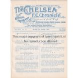 CHELSEA Home programme v Queen's Park Rangers London Professional Charity Fund 21/10/1929. Ex