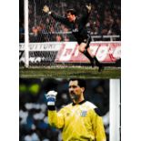 DAVID SEAMAN Nineteen colour photos of action for Arsenal and England in the 1990's, mostly 10" X