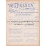 CHELSEA Programme Southern Counties v Northern Counties at Stamford Bridge 3/11/1928. Ex Bound