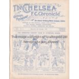 CHELSEA Home programme v Cardiff City 6/10/1923. Ex Bound Volume. Generally good