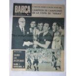 1971 FAIRS CUP TROPHY PLAY-OFF Barcelona v Leeds United played 22/9/1971 at the Nouc Camp,