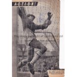 FOOTBALL AUTOGRAPHS 1950'S & 1960'S Approximately 70 signed magazine pages including Stan Cullis,