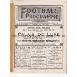 EVERTON V WBA / LIVERPOOL RES. V WOLVES RES 1931 Joint issue programme 17/1/1931, ex-binder and tape