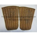 1940'S SHIN PADS A set of 2 pads which are slightly worn. Generally good