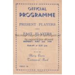 BRENTFORD Harry Curtis Testimonial match 2/5/1949. Present Players v Past Players. Team changes,