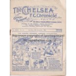 CHELSEA V ARSENAL 1930 Programme at Chelsea 29/11/1930. Not Ex Bound Volume. Staple rust. Some
